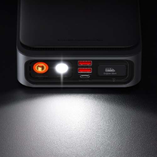 4-in-1 Baseus Super Energy Jump Starter /AIR Inflator/Power Bank/*Torch/Rescue L