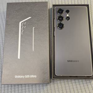 samsung Samsung S25Ultra。 16+1TB黑色行貨。完美冇花，幾乎全新，全套齊有盒。