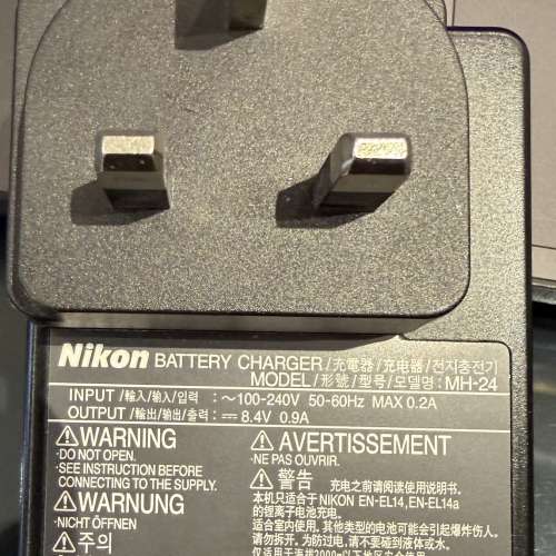 Nikon Battery Charger for Nikon EN-EL14A Lithium-Ion Battery 正廠 行貨 叉電器 ...