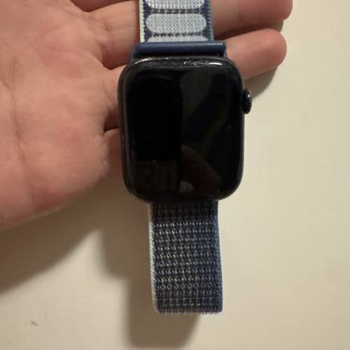 apple watch S8 45mm gps+流動數據 黑色