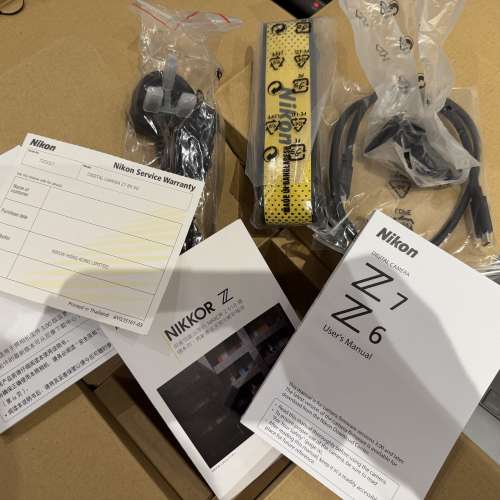 Nikon Z7 私人出讓 原裝行貨 2023年全新一手購入 有當時購買單據 99%新 少用 全部配...