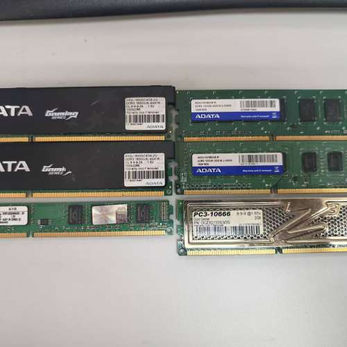 Desktop + Notebook ram (DDR1, 2 , 3) 都有