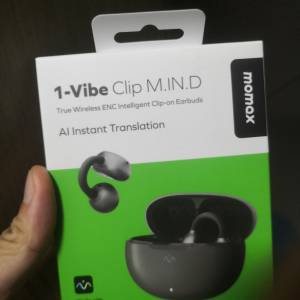 Momax 1-Vibe Clip M.I.N.D 真無線耳機 藍芽