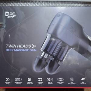 DM design 雙頭深層按摩槍  DM-THDMG-BK