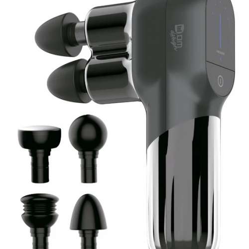 DM design 雙頭深層按摩槍  DM-THDMG-BK