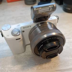 SONY NEX-5R (NEX5R NEX 5r) Kit Zoom Set with Flash and 2 Lenses (Not NEX3, NEX7)