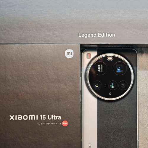小米15ultra 512GB 銀色 9成9新 有1年保養 港行 連攝影套裝