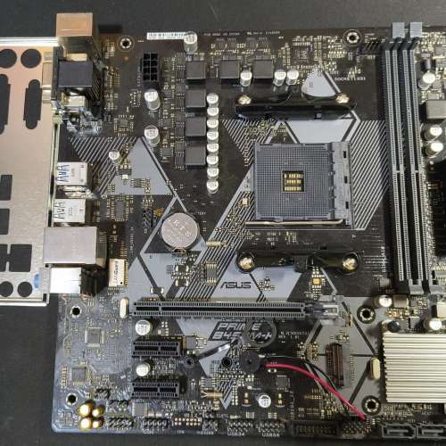 ASUS PRIME B450M-K Micro ATX主機板 ((正版Window10Home啟動碼)) Socket AM4