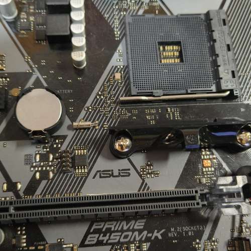 ASUS PRIME B450M-K Micro ATX主機板 ((正版Window10Home啟動碼)) Socket AM4