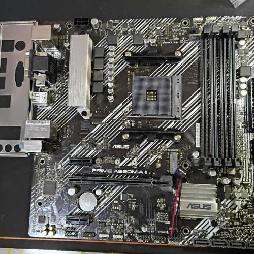 ASUS PRIME A520M-A II Micro ATX主機板 ((正版Window10Home啟動碼)) Socket AM4