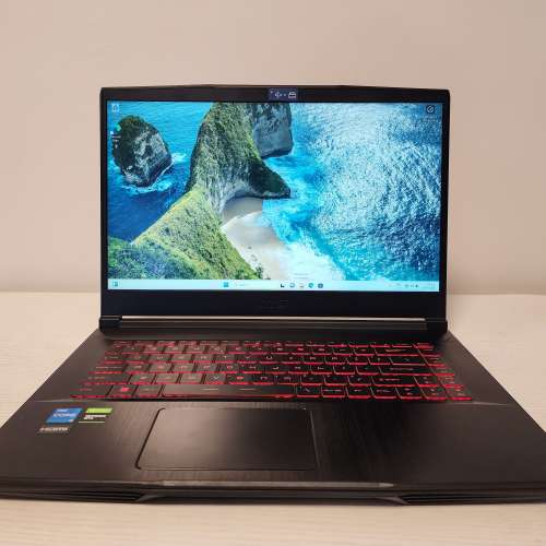 Msi 電競筆電 i5 11400h/8g ram/512 m2 ssd /GTX1650 max q/ 1920x1080p）