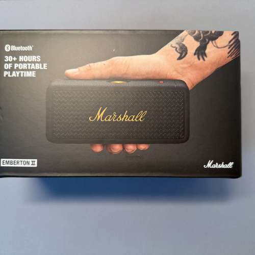 99.99%新 Marshall Emberton II 無線音箱 黑色
