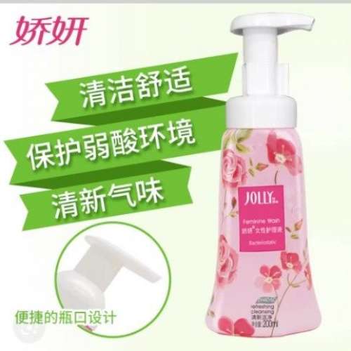 全新 JOLLY 嬌姸 冰涼 私密處護理泡沬 200ml