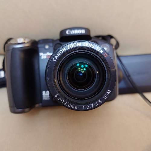 Canon PowerShot S5 IS 新淨CCD相機 數碼相機 12倍防震長鏡 有擰MON反MON 旅行相機 ...