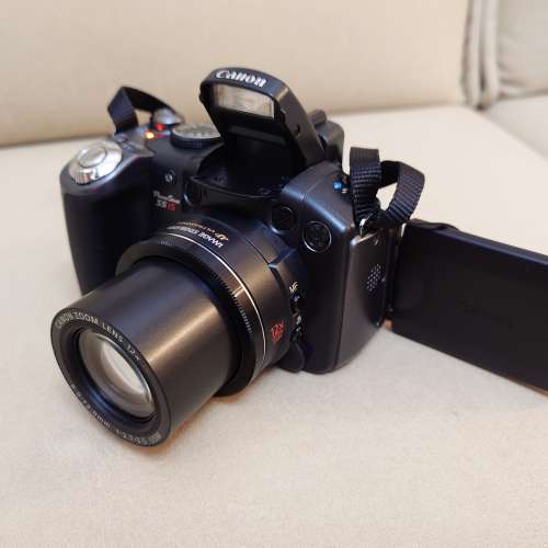 Canon PowerShot S5 IS 新淨CCD相機 數碼相機 12倍防震長鏡 有擰MON反MON 旅行相機 ...
