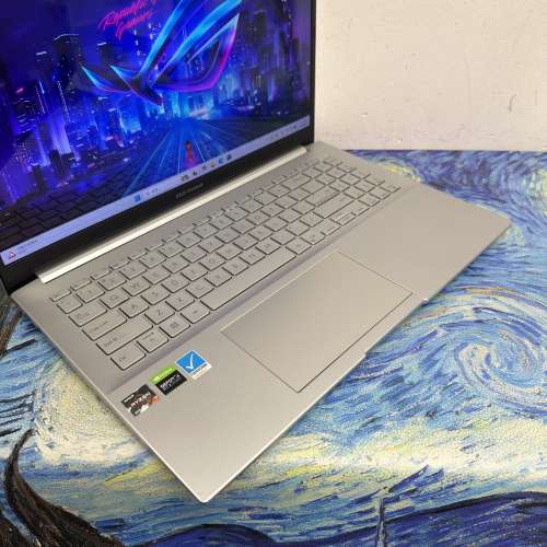 (華碩RTX 3050 Vivobook🔥)Asus Vivobook 15.6寸 2.8K OLED Mon AMD Ryzen 7 6800H...