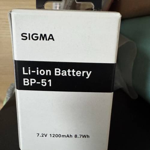 100% new Sigma BP-51 Li-ion Battery (for fp)
