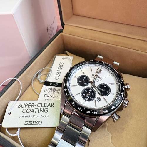 日本版 Seiko 精工 熊貓 Panda 光動能 Solar 計時錶 SBPY165