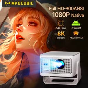Magcubic HY350 MAX  Native 1080P (FULL HD) Projector - WiFi 6 (Android 14)