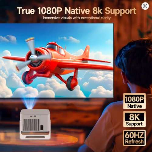 Magcubic HY350 MAX  Native 1080P (FULL HD) Projector - WiFi 6 (Android 14)