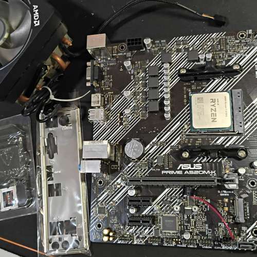 AMD Ryzen 7 5700G 連 ASUS PRIME A520M-K Micro ATX主機板 Socket AM4