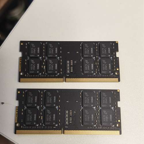 （全新，有保養）Netac Notebook RAM DDR4-3200 16GB 2條 (每條750)