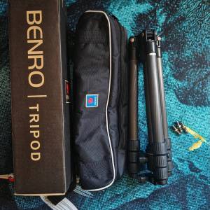 Benro 百諾 碳纖反摺 三腳架 連波頭  C2680TB1