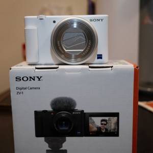 Sony ZV-1 ZV1 ZV 1 輕便高質1寸CMOS 相機 白色