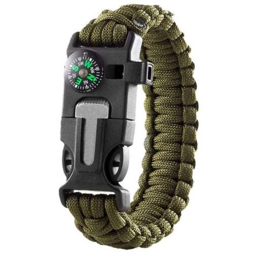 旅行戶外行山多功能求生手繩（2條）