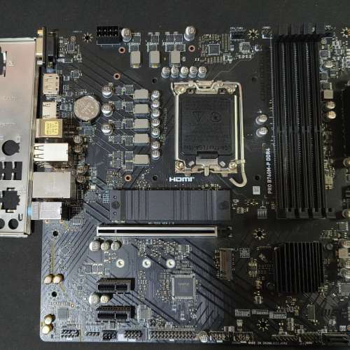 MSI PRO B760M-P DDR4 Micro ATX主板 Socket 1700