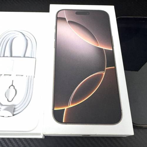 iPhone 16 pro max 256gb 金色港版行貨電池98%