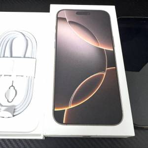iPhone 16 pro max 256gb 金色港版行貨電池98%