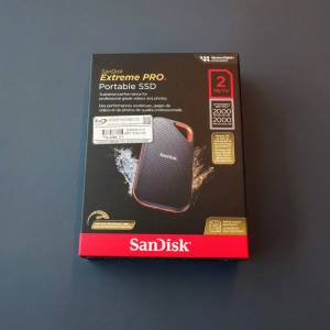 SanDisk Extreme PRO Portable SSD 2TB 外置硬碟 SDSSDE81-2T00-G25