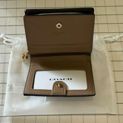 100% 新 COACH 銀包