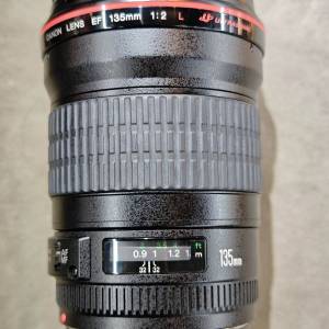 canon 135/2 佳能 135mm 135 L USM EF 98%new 裸鏡 冇罩