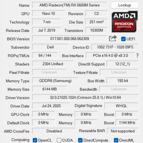 Dell G5 SE 5505 遊戲筆記型電腦