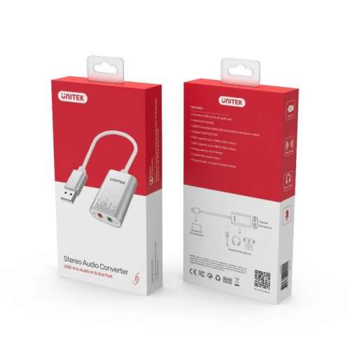 Unitek USB 轉 3.5mm 立體聲音訊轉接器
