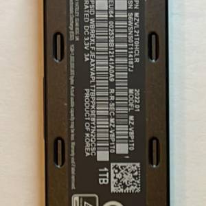 Transcend 220S 1T/2T & Samsung 三星 980 PRO 1T (w/heatsink)