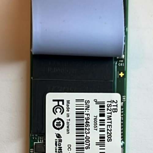 Transcend 220S 1T/2T & Samsung 三星 980 PRO 1T (w/heatsink)