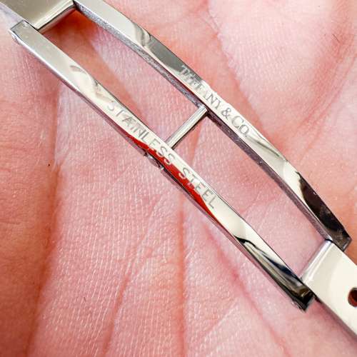 近全新 18K 玫瑰金圈 金鋼帶 帶格足長 Tiffany Atlas Dome 自動機械腕錶 附 原裝外...