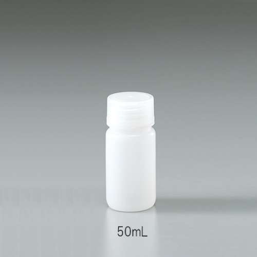 日本制造 50ml HDPE 細樽 包橡膠內蓋不易滲水 Wide-Mouth Bottle 50mL HDPE