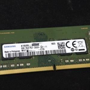 Samsung 8G DDR4 2666 Laptop ram