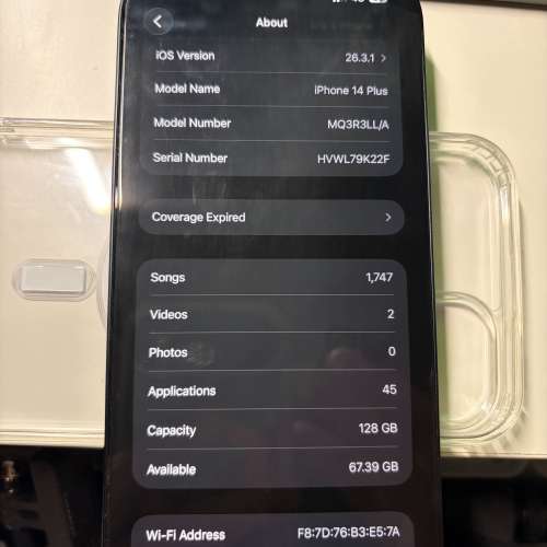 iPhone 14 Plus 128gb