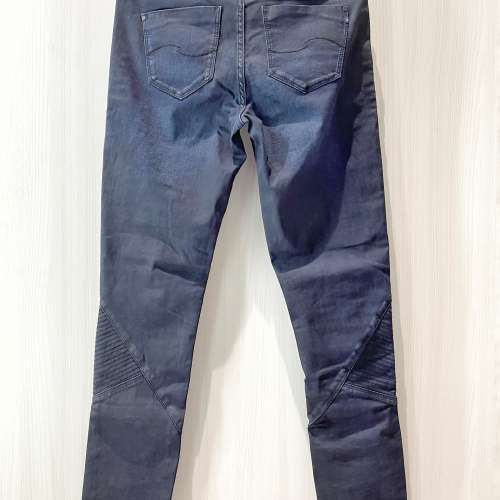 100%全新 歐陸潮牌 S.Oliver Biker Jeans 男裝修身牛仔褲 深藍色 S碼 Smart Casual