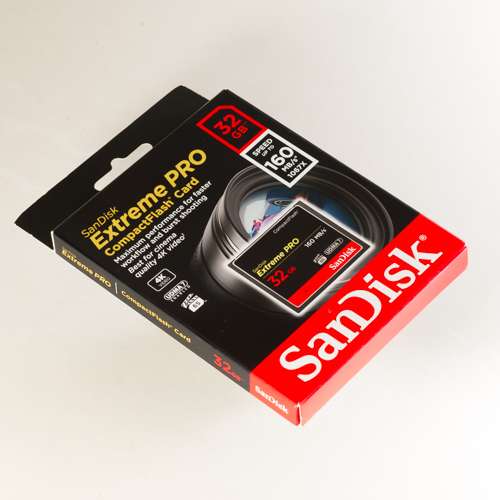 SanDisk 32GB Extreme PRO Compact Flash (CF) Memory Card 記憶卡