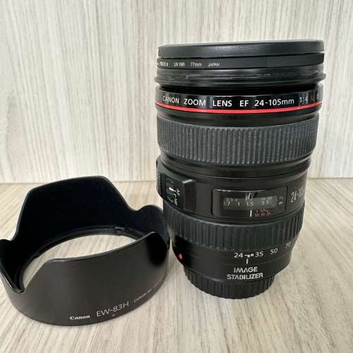 Canon EF 24-105mm f/4 L IS USM with Kenko PRO1D UV filter
