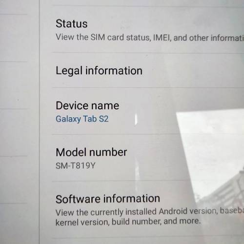 Samsung tab S2 - LTE
