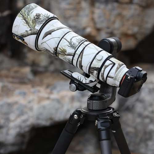 ROLANPRO Lens Camouflage Coat For SONY FE 400-800mm F6.3-8 G OSS - 雪地 #22