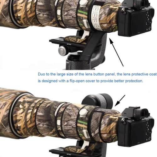 ROLANPRO Lens Camouflage Coat For SONY FE 400-800mm F6.3-8 G OSS (SEL400800G) ...