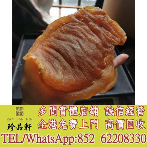 【珍品軒】實體門市 免費上門 高價回收：舊花膠 陳年花膠 老花膠 赤嘴膠 石肚赤嘴 ...